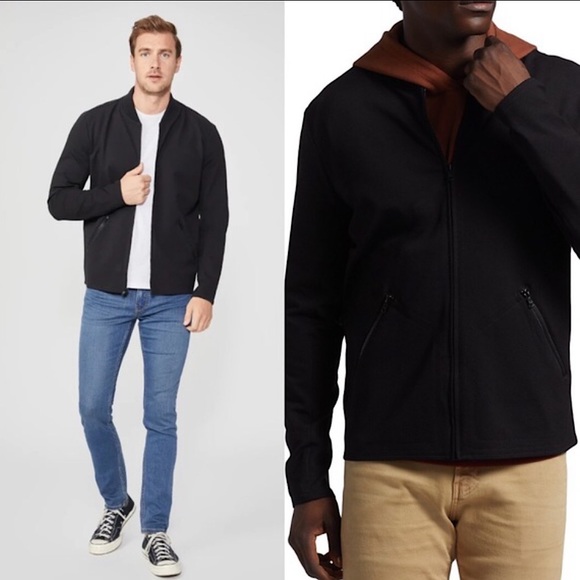 SOLD- PAIGE Mens Downy Bomber Jacket - Picture 2 of 8